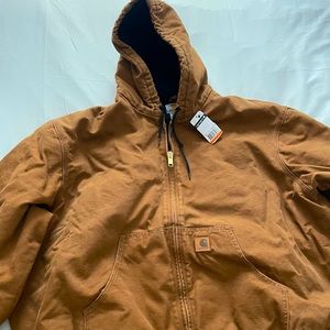 Carhartt J130R Sandstone Active Jacket-Washed Duck